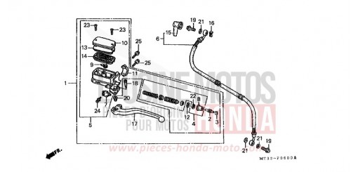 MAITRE-CYLINDRE ST1100AN de 1992